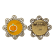thumbnail image 1 of El día de Acción de Gracias con calabaza patrón de dibujos animados Broche de flores, regalo de joyería para mujeres y niñas Unbranded M, 1 of 3