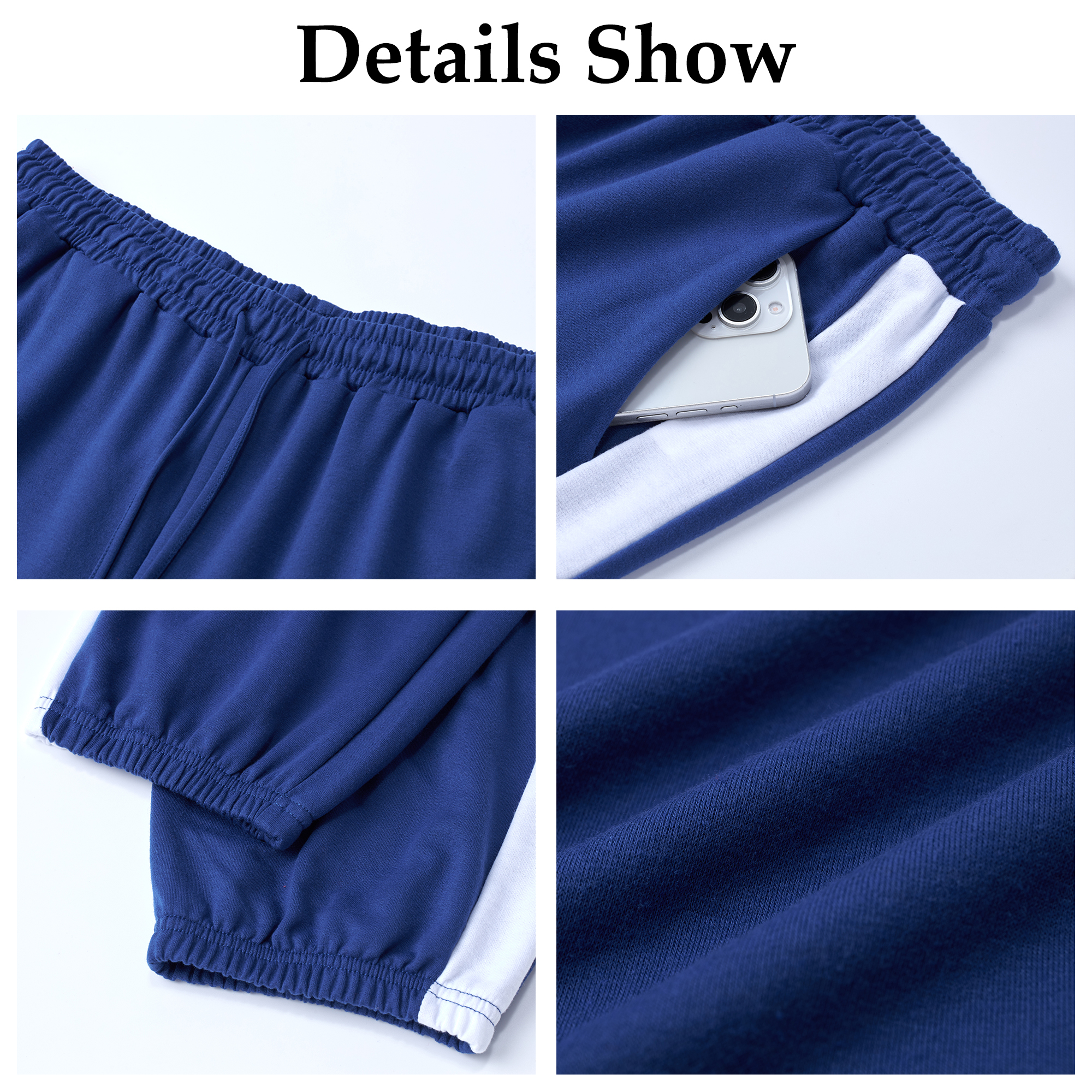 Shine Up Women's Striped Short Sleeve Sweatsuit Set photo 6