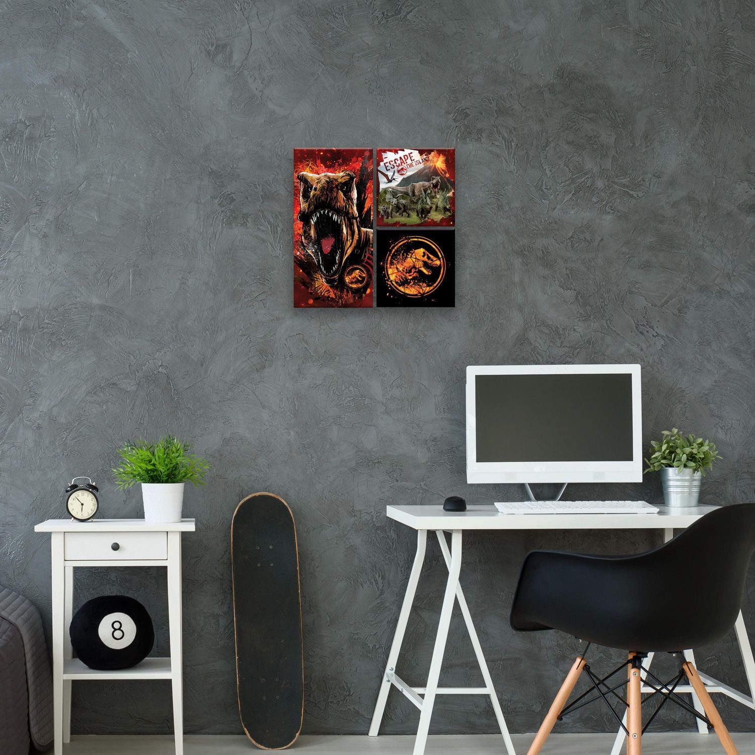 Artissimo Designs Universal Studios Multipack Silver Metallic Canvas - 22.5W x 22.5H x 1.25D