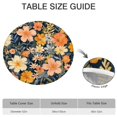 thumbnail image 6 of Pioneer Flower Floral Print Pattern Round Fitted Tablecloth with Elastic Edge,Dining Table Cover Waterproof,Outdoor Round Tablecloth for Camping,Dining,Indoor and Outdoor, 6 of 7