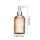thumbnail image 3 of Botellas Dispensadoras De Vidrio 1 unidad de botella dispensadora de jabón de vidrio amarillo de 400 ml, recargable, con bomba para jabón de manos y loción, para baño y encimera de cocina. Rkxzt, 3 of 9