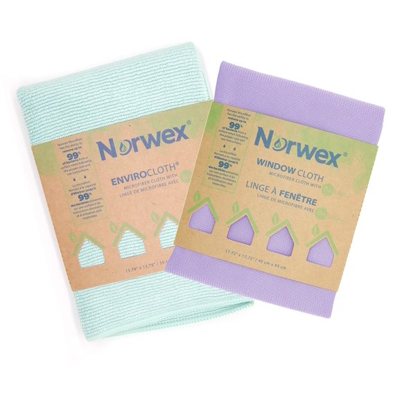 Paquete de limpieza Norwex Microfiber Enviro Cloth para ventanas