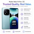 thumbnail image 2 of Xiaomi Redmi Note 14 Pro Plus 5G 256GB ROM 8GB RAM Dual SIM GSM Unlocked - Frost Blue, 2 of 10