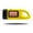 Yellow, variant on erfcxs Solar LED Flashlight Hand Crank Rechargeable Type Flashlight Dynamo Flashlight Outdoor Emergency And Portable Camping Lamps With Snap Hook ABS