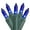 Blue, variant on GKI/Bethlehem Lighting Set of 100 Commercial Mini Christmas Lights Green Wire 20 Gauge