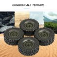 thumbnail image 3 of 4PCS 65mm Military Truck Tire for 1/16 WPL B-14 B-24 B-16 B-36 C-14 C-24 RC Car, 3 of 9