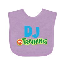 Inktastic DJ in Training Boys or Girls Baby Bib