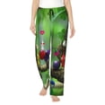 thumbnail image 2 of Lsque Pikmin Print Women's Pajama Pants, Lounge Pant - Comfortable Home Wear,Elastic Waistband, Stylish Design-X-Large, 2 of 9