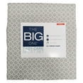thumbnail image 2 of The Big One Gray Lattice Cotton Rich Sheet Set, 250 Thread Queen Bed Sheets, 2 of 2
