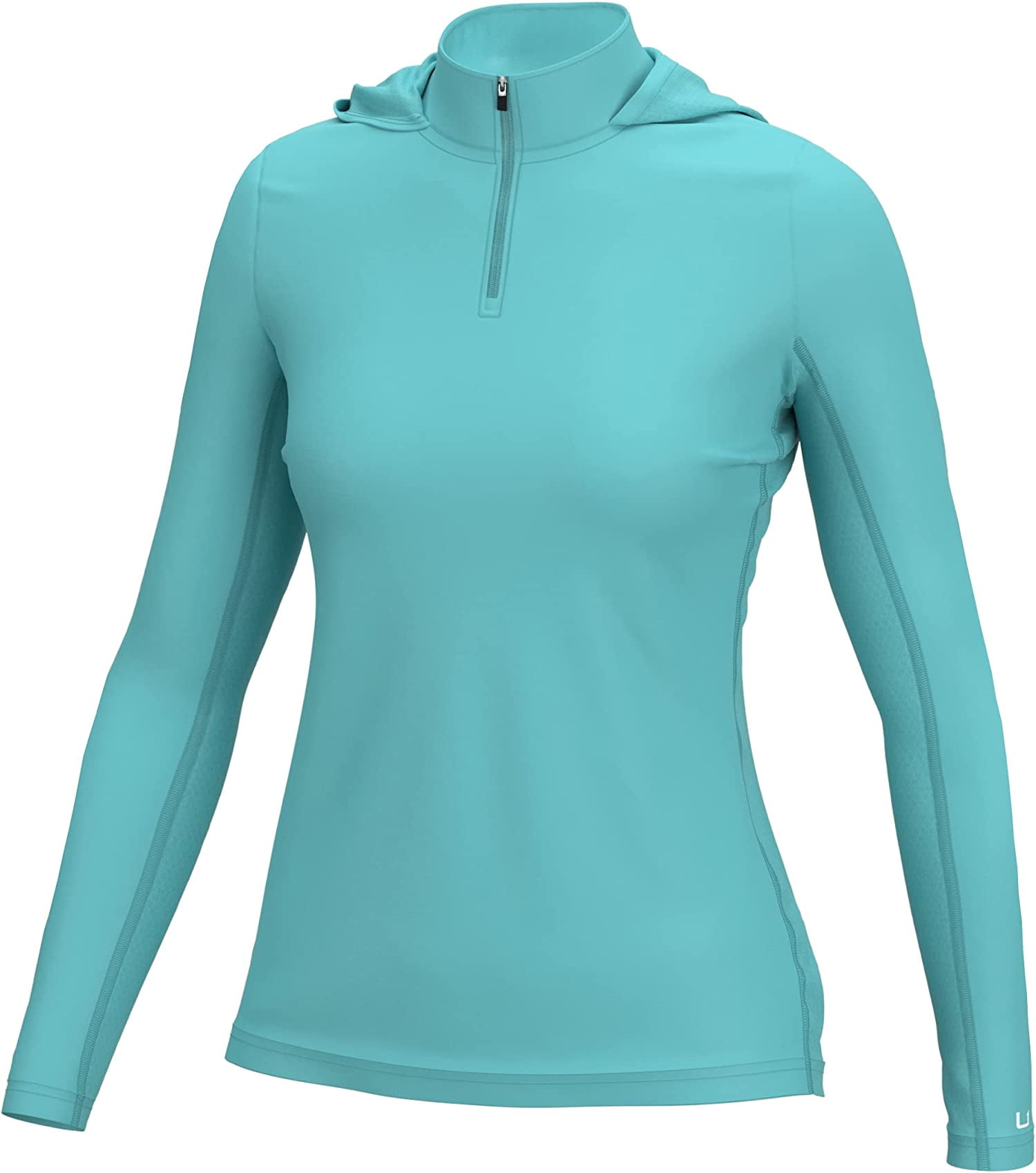 HUK Women Icon X Pattern Hoodie Fishing Shirt Sun Protection Ipanema