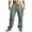 Dark Gray, variant on Diufon Men's Cargo Sweatpants Casual Elastic Waist Drawstring Wide Leg Loose Joggers Pants with Pockets