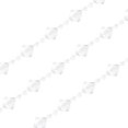 thumbnail image 4 of Miangastore Perles de Cristal Transparentes Texture Facettée Lot de 1 67X0.5In, 4 of 8