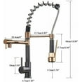 thumbnail image 4 of Senlesen Spring Kitchen Sink Faucet Pull-Down Sprayer Swivel Mixer Tap, 4 of 10