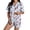 A47 Light Blue, variant on Christmas Pajamas for Women Set Cute Bow Printed 2 Piece Pjs Long Sleeve Button up Shirts Satin Sleepwear Holiday Loungewear M