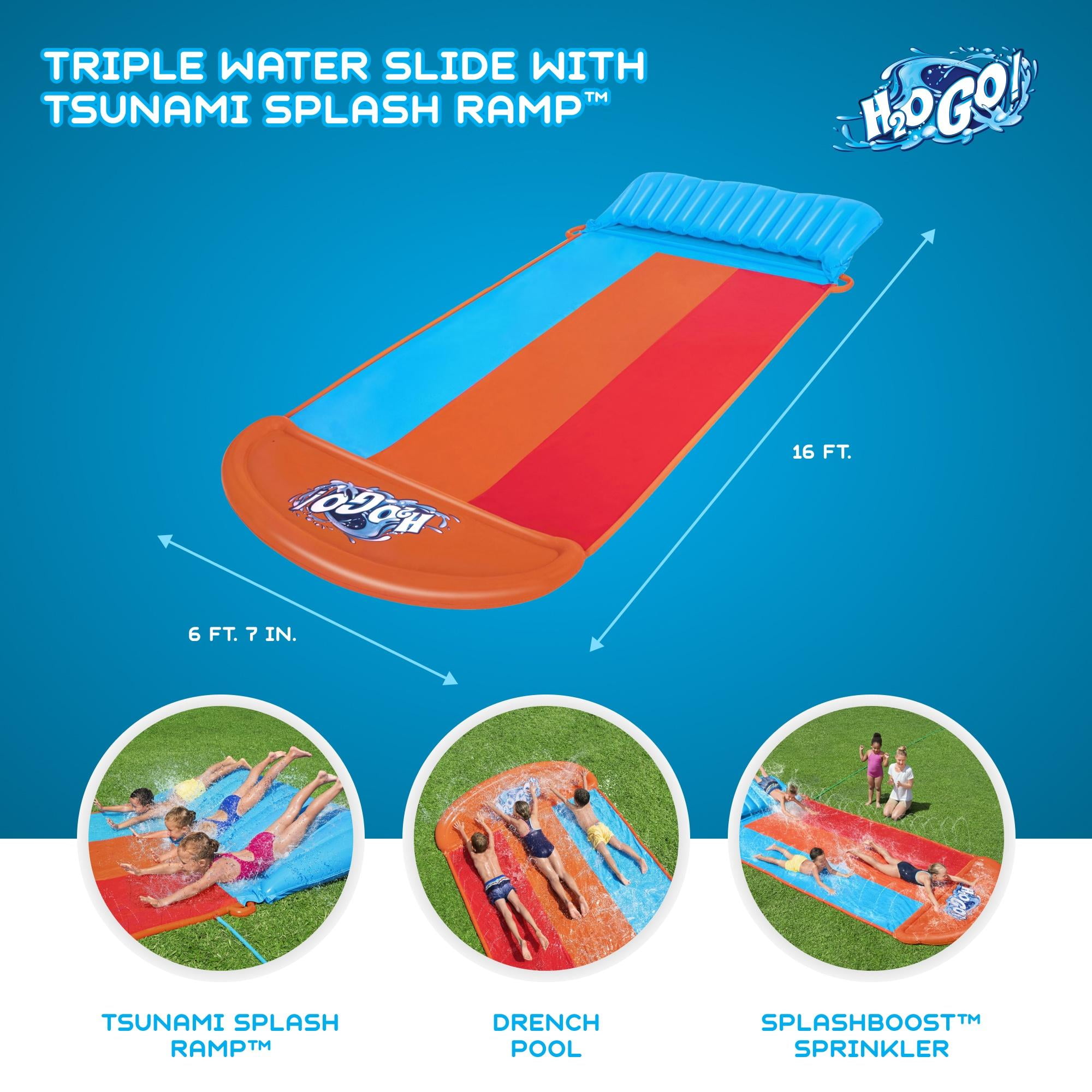 WATERRAMPAGE SWAMIS 5’10 HARD BOTTOM WATERRAMPAGE SWAMIS 5'10 HARD BOTTOM H2OGO! Triple Water