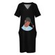 thumbnail image 3 of Vestido Shakir-Faceless de manga larga para mujer, traje colgante con bolsillo, traje de graduación de verano, 3 of 6
