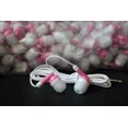 thumbnail image 3 of RHEA- Pack Of 25 - Pink/White - 3.5Mm In-Ear Earbuds / Earphones - U.S. Shipper, 3 of 6