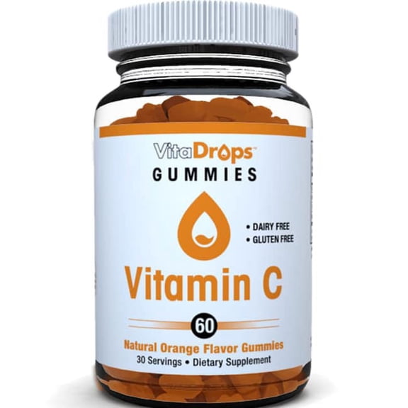 Windmill Health Products Vitadrops Vitamin C Gummy - Natural Orange