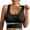 Black, variant on Entyinea Womens Sports Bras Plus Size Wirefree Extra-Elastic Bra Adjustable Shoulder Straps Sports Bras Navy XXL