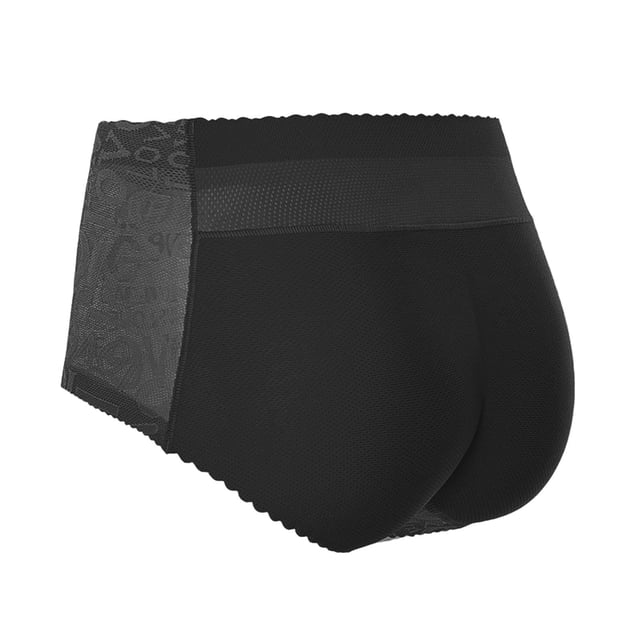 Culotte Short 3D Rembourrée Sans Coutures pour Femmes, Culotte Gainante Confortable à Haute Brillance