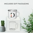 thumbnail image 4 of Koyal Wholesale Stainless Steel Campfire Coffee Mug, Blush Floral Monogram, Letter D, 4 of 5