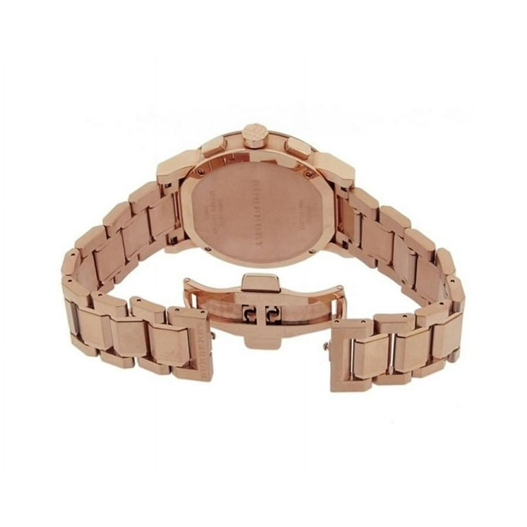 Burberry rose gold bracelet watch 42mm hotsell