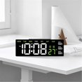 thumbnail image 4 of LED Medication Reminder Clock With 2 Alarms Large Screen Temperature Display Brightness Adjustment Home Decoration Gift Multicolor, 4 of 4
