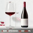 thumbnail image 2 of Tucorresi Copas de Vino: 4PCS 650ml 22oz Copas de Vino Tinto - Vaso de Cristal Soplado a Mano Regalo Ideal para Amantes del Tinto Fiesta Cumpleaños Uso Diario, 2 of 9