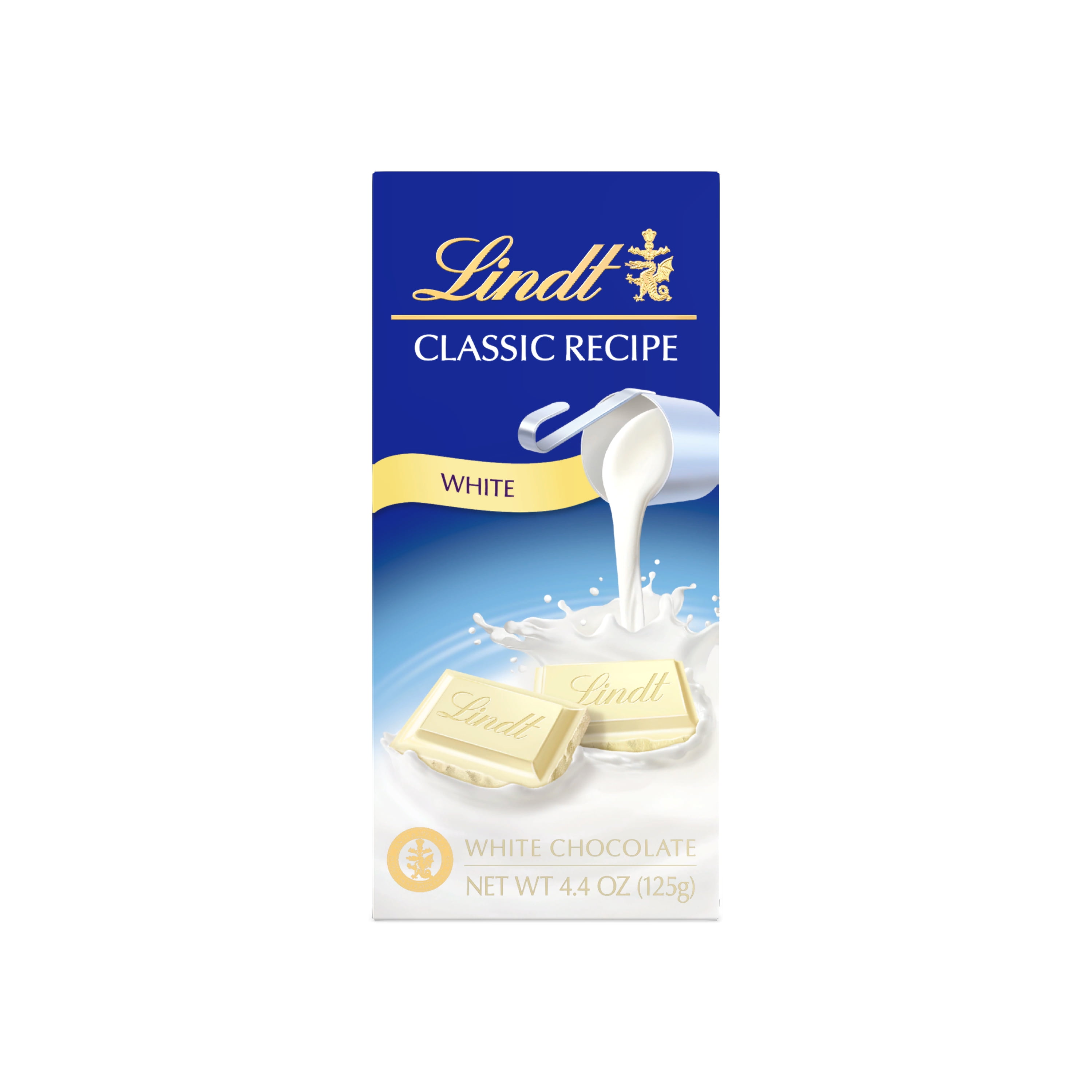 Lindt Classic Recipe White Chocolate Candy Bar, 4.4 oz.