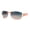 Gold Peach, variant on Luxury Rimless Art Deco Metal Chain Arm Fashion Sunglasses Gold Brown