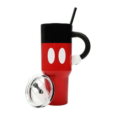 Disney Mickey Mouse 40 Oz Stainless Steel Tumbler With Sculpted Arm Handle
