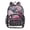 Roses in Pink and Gray Tones, variant on PVC Transparent Backpacks Clear Backpack for Travel and Outings Roses in Pink and Gray Tones