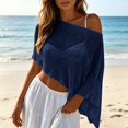 thumbnail image 2 of Womens Sheer Tops Lightweight Knitted Mesh Cover Up Summer Beach Shawl Size S, 2 of 9
