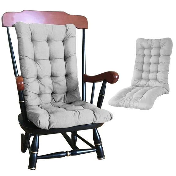 JTWEEN Garden High Back Chair Cushion Patio Sun Lounger Recliner Cushion Thicken Garden Chair Seat Pad Cushion with Backrest for Chair -120x50cm