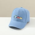 thumbnail image 5 of NIEWTR Toddler Baseball Hat Baby Cap Sun hat Adjustable Dinosaur Baseball Hats Kids Boy Girls for 6M-6Y（Blue,3-8 Years), 5 of 7