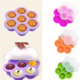 thumbnail image 2 of 7 Trous Moules d'Oeufs en Silicone Bac de Stockage Réutilisable, 2 of 7
