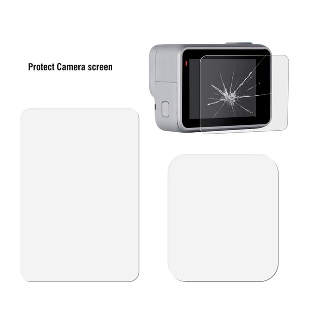 Protector de pantalla ANGGREK para Hero7 plateado/blanco vidrio templado antiarañazos