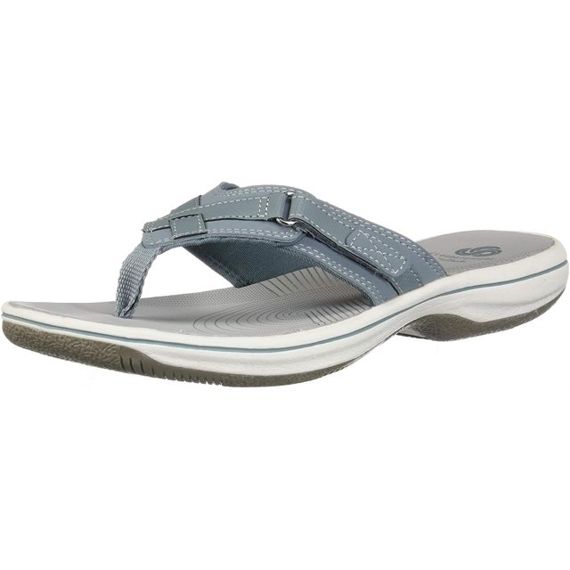 Sandalias de mujer, sandalias de correa ajustables y livianas para mujer $ Sandalias de mujer casuales para interiores / exteriores, sandalias con chancletas Cómodas zapatillas de correa para caminar Adepaton HMHZ770-8