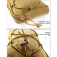 thumbnail image 4 of Sonducket Cierre de cremallera Bolsa de teléfono Tarjetas Monedas Mini Cinturón Montado Cintura Bolsa Viajar Senderismo Botella de agua Dinero Bolsas de mensajero y de hombro Verde, 4 of 6