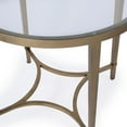 thumbnail image 5 of Butler Specialty Monica Glass And Metal Side Table - Gold, 5 of 6