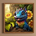 thumbnail image 1 of Cuadros Decorativos 5D bricolaje ronda completa taladro diamante pintura dragón Kit arte decoración del hogar (ZQ030) Wdftyju embutido en tela, 1 of 1