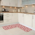 thumbnail image 5 of Yiaed Cute Strawberry C Kitchen Rugs Sets of 2 Kitchen Mats Cushioned Anti Fatigue Kitchen Rug Tapetes Para Cocina for Sink,Laundry Room, 5 of 6