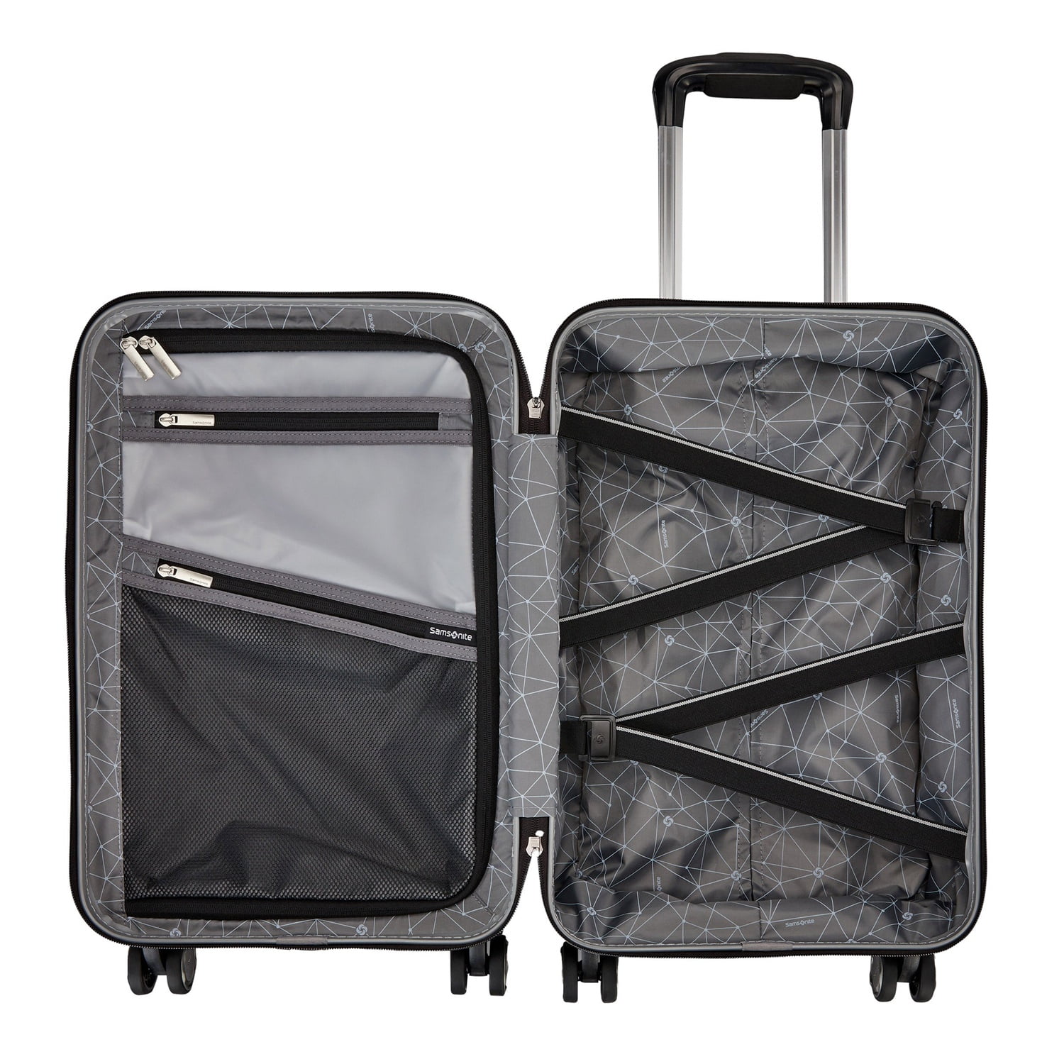 Samsonite Blackstone 2 Piece Hardside Expandable Spinner Luggage Set, Blue