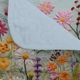 thumbnail image 5 of Davulos Floral Quilt Set Queen Size Reversible Quilt Bedding Set 3 Pieces Lightweight Bedspread Soft Botanical Bed Coverlet with 2 Pillow Shams for All Seasons, 5 of 8