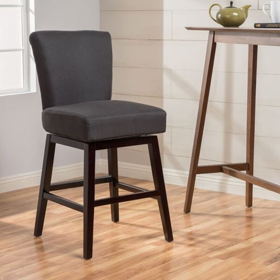 Wooden Dining Chairs, SWIVEL COUNTER STOOL, Charcoal Grey Dining Chairs,Fabric Upholstered Dining Chairs, Furniture Dining Furniture Seating for Dining
