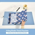 thumbnail image 5 of ALAZA 2 Pack Pencil Pouch Baseball Pattern Pencil Case for 3 Ring Binder Clear Window Pencil Bag Organizers, 5 of 6