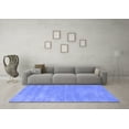thumbnail image 3 of Ahgly Company Indoor Rectangle Abstract Blue Contemporary Area Rugs, 2' x 5', 3 of 4