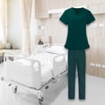 thumbnail image 6 of Women Nurse Uniform,Medical Nurse Scrubs,Breathable Tops And Pants Beauty Salon Ladies Scrubs Set,Clothing , Green, XL, 6 of 9