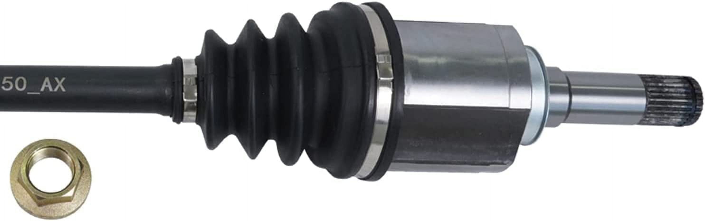 Detroit Axle - Front Left CV Axle for GMC Acadia Limited Chevy Traverse Saturn Outlook Buick Enclave, Driver Side U-Joint CV Axle Assembly Replacement