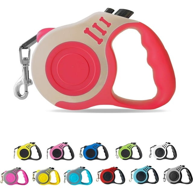 Retractable Dog Leash Automatic Telescopic Tractor Dog Tape, Pet Tape 10/16 FT Durable and Convenient, with Non-Slip Handle, Suitable for Small and Medium-Sized Dogs